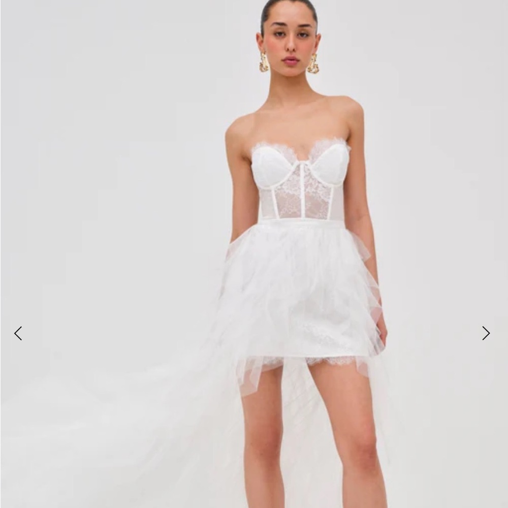 For love and lemons bustier gown